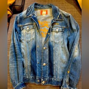 True religion vintage denim jacket Size X-large
